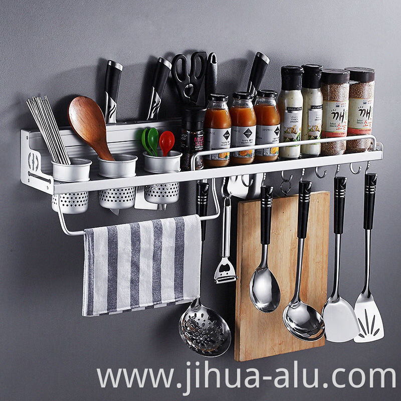 Aluminum Profucts Kitchen Furniture Accessory Aluminium Kitchen Rack